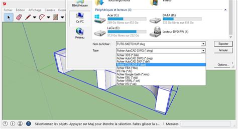 sketchup free export formats.